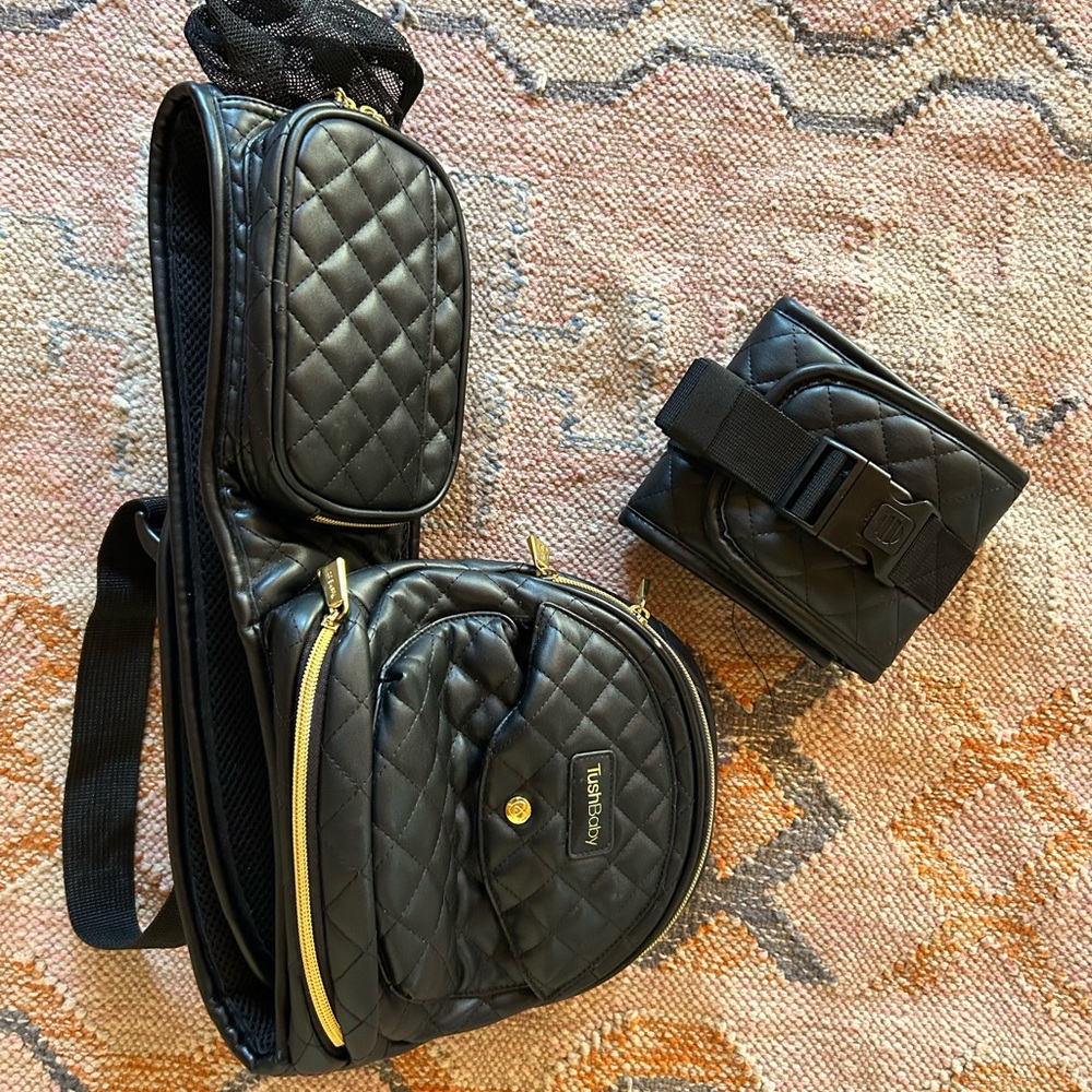 Tumi Black Quilted Men's Bag